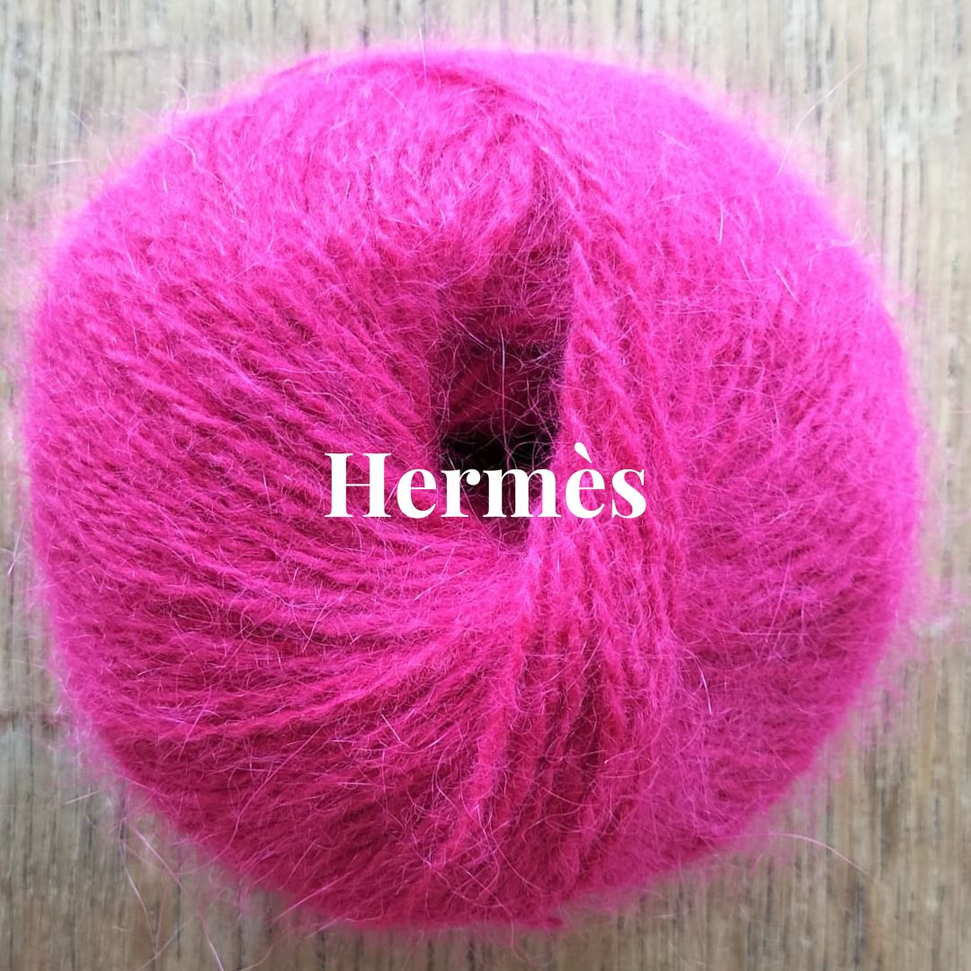 Pelotes Angora Hermès