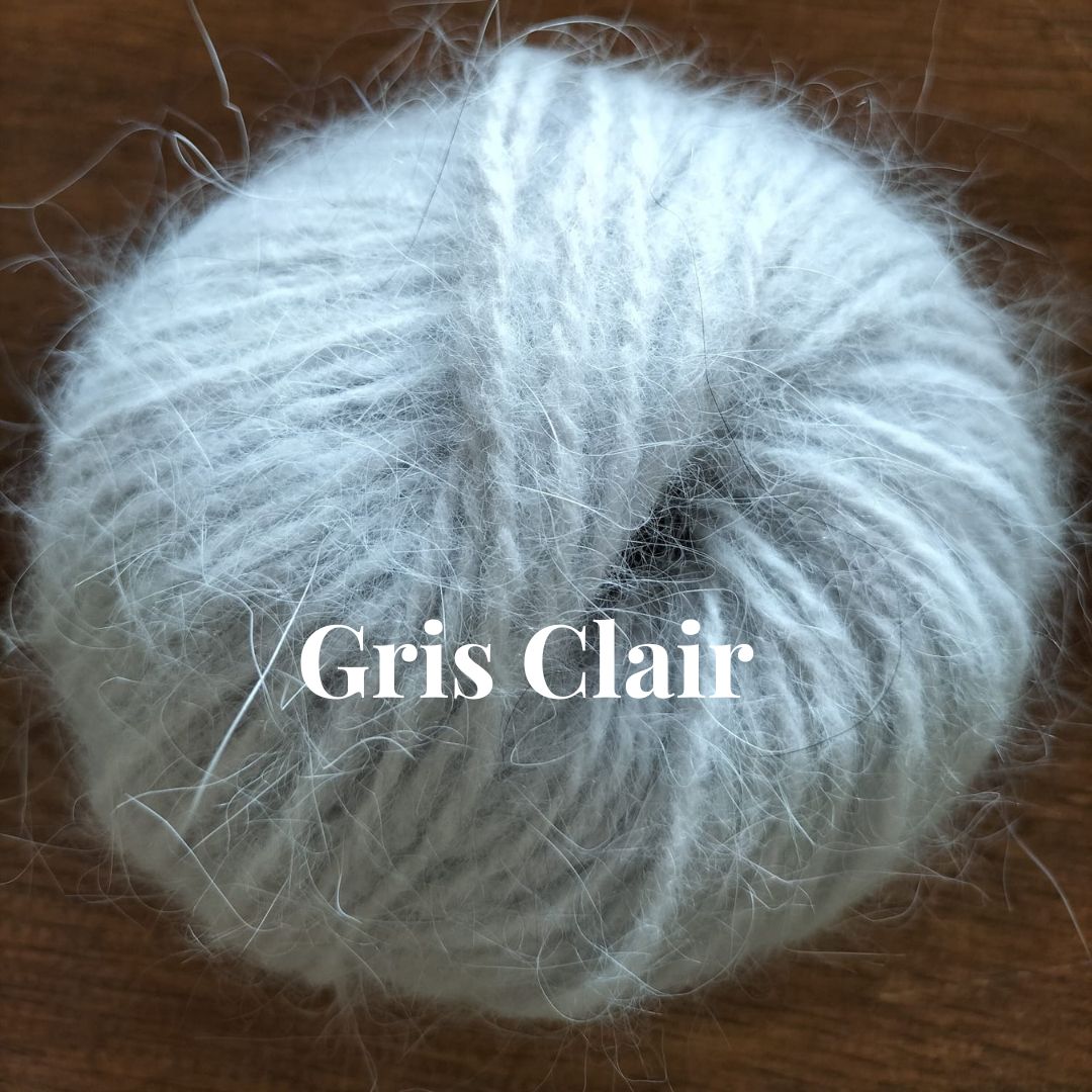 Pelotes Angora Gris Clair