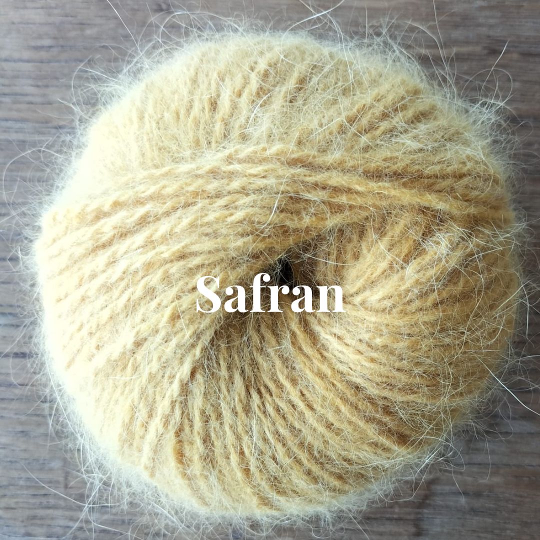 Pelotes Angora Safran