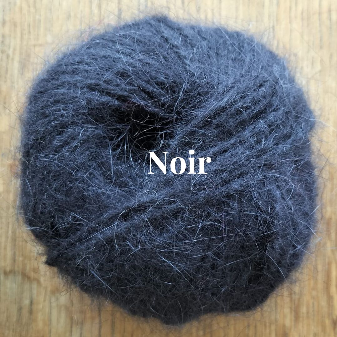 Pelotes Angora Noir