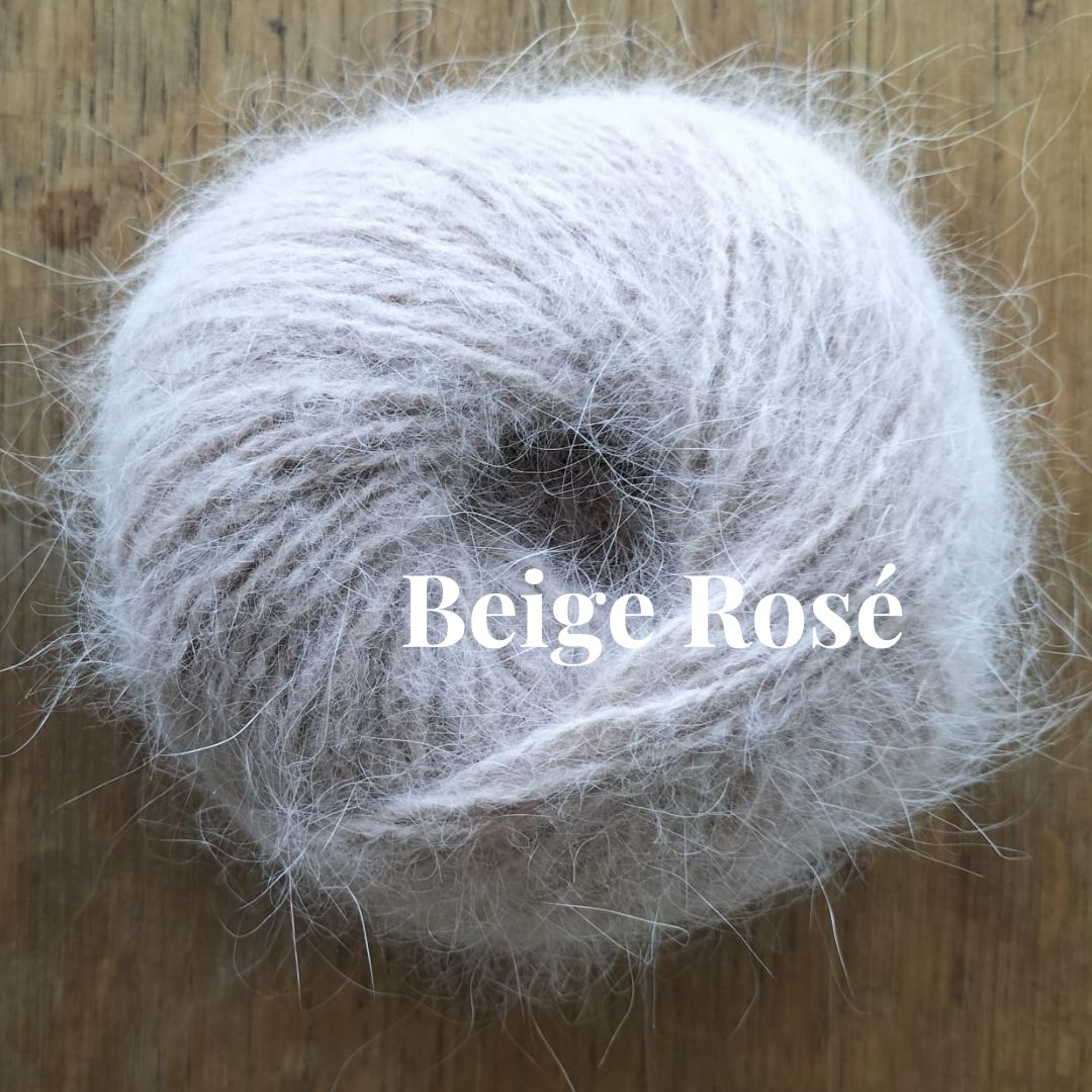 Pelotes Angora Beige Rosé