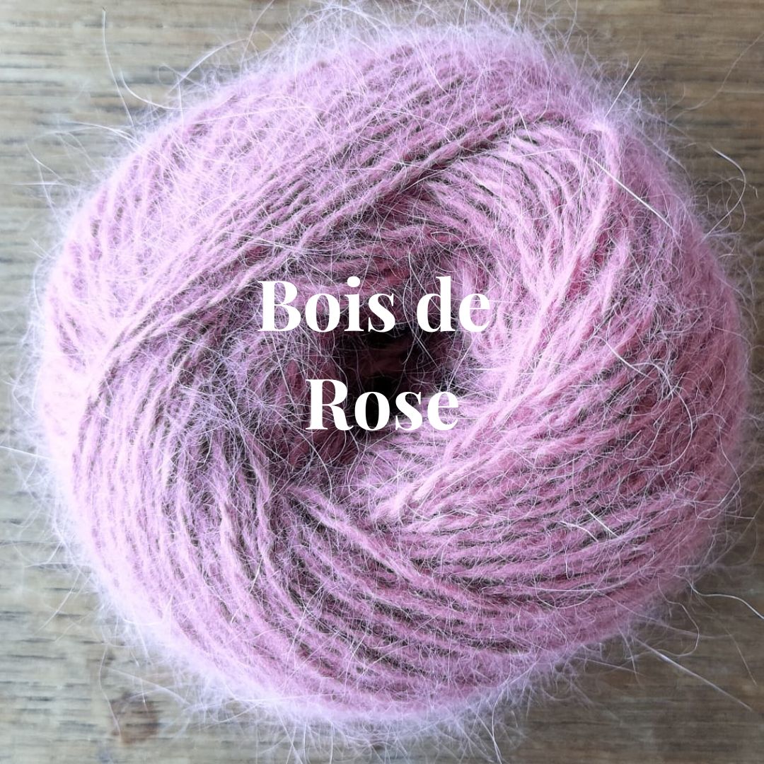 Pelotes Angora Bois de Rose