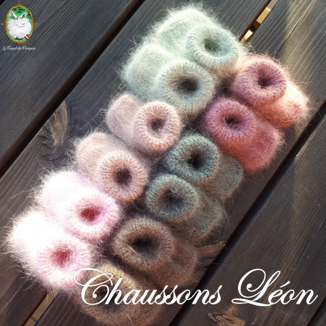 Kit Tricot des Chaussons Léon – Image 2